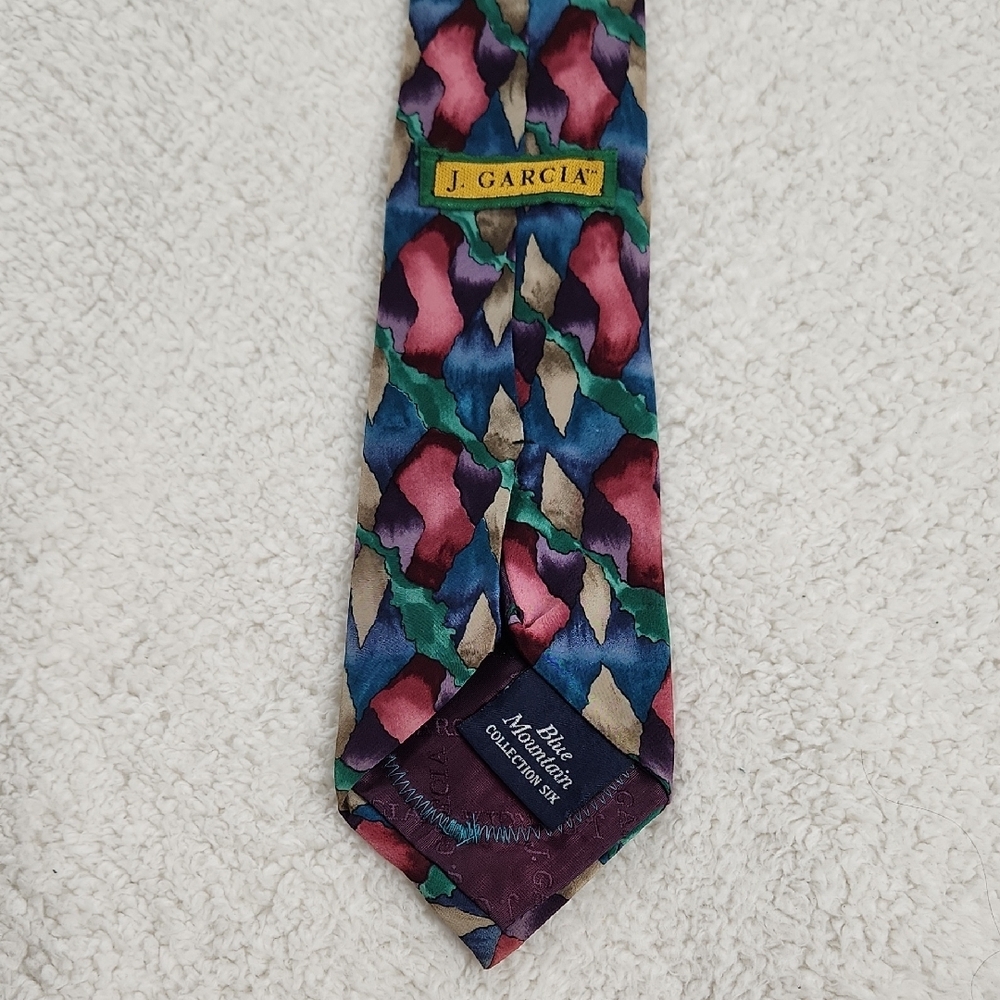 Grateful Dead Colorful Patterned Men's Tie - Picture 2 of 8